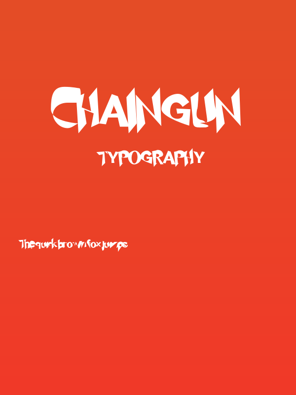 Chaingun Poster