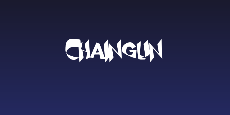 Chaingun Social Header