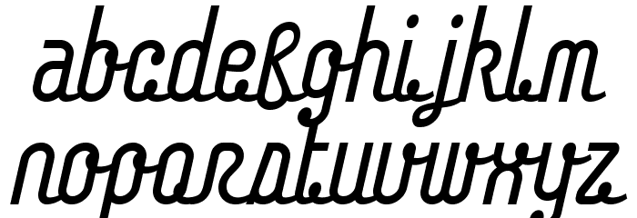 Chainlight Font LOWERCASE