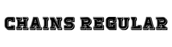 Chains Regular  Free Fonts Download