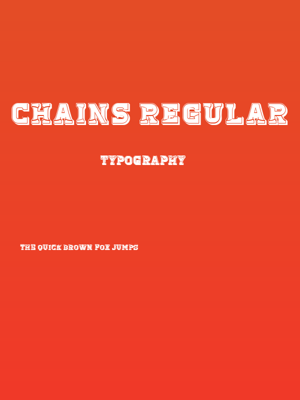 Chains Regular Poster