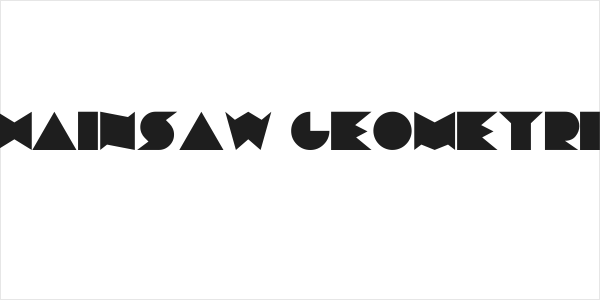 Chainsaw Geometric Logo