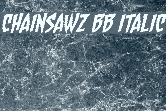 Chainsawz BB Italic Example 1