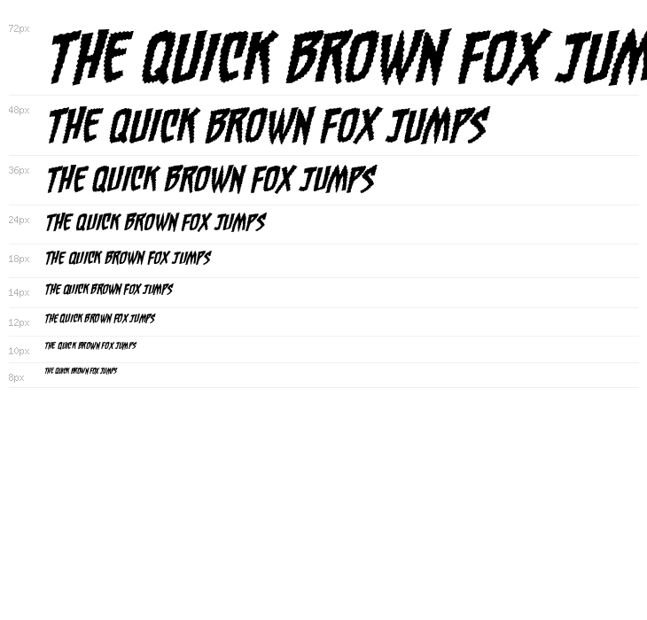 Chainsawz BB Italic Waterfall