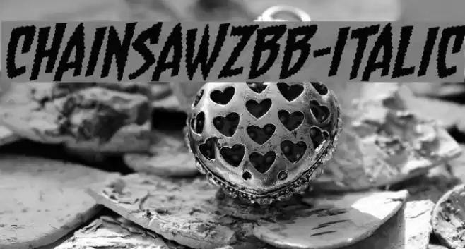 ChainsawzBB-Italic Polices examples