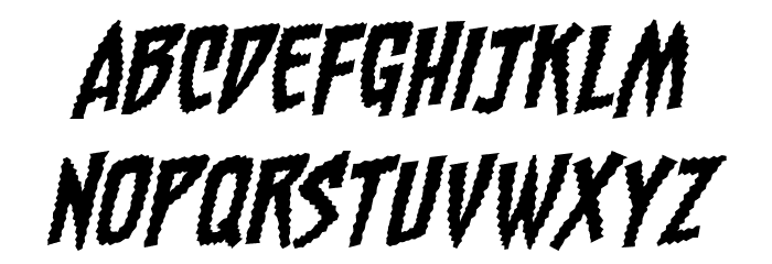 ChainsawzBB-Italic Polices MINUSCULES