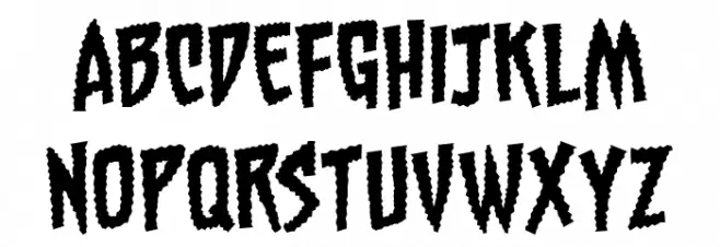 ChainsawzBB Schriftart Groß