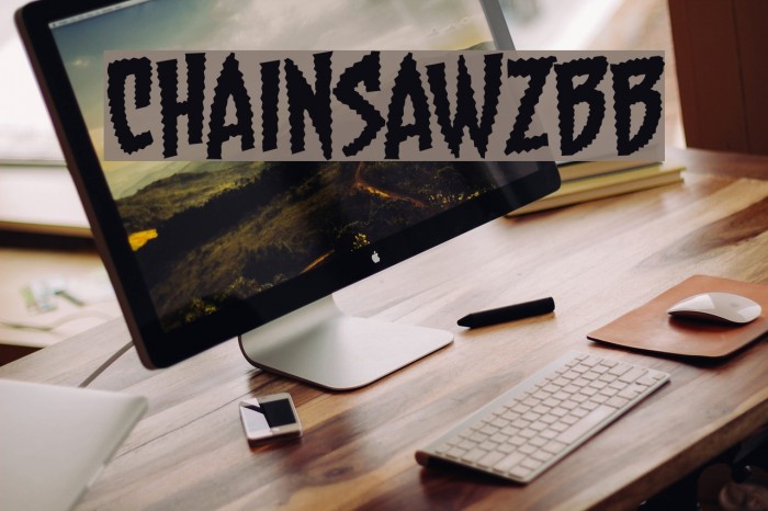 ChainsawzBB Font examples