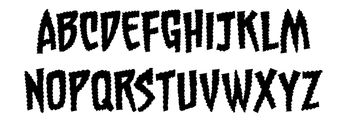 ChainsawzBB Font LOWERCASE