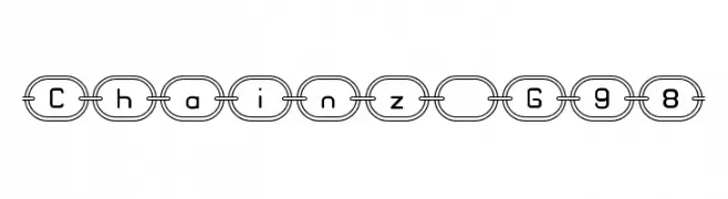 Chainz G98  baixar fontes gratis