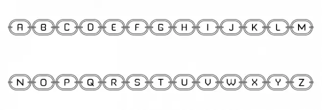 Chainz G98 Fonte MAIÚSCULAS