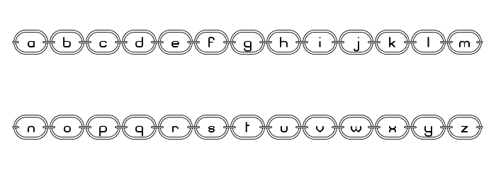 Chainz G98 Font LOWERCASE