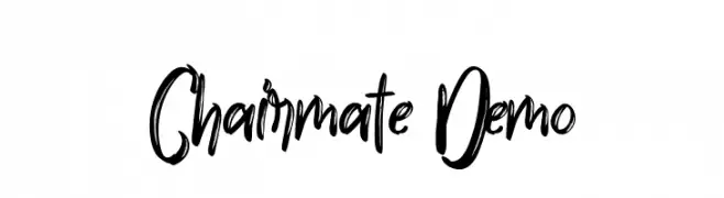 Chairmate Demo  フリーフォントのダウンロード