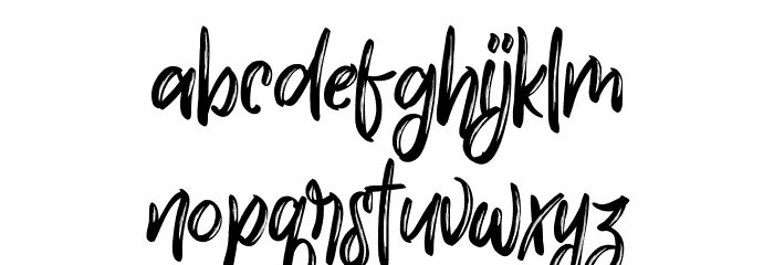 Chairmate Demo Font LOWERCASE