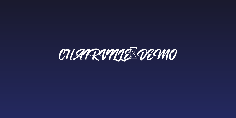 Chairville-Demo Social Header