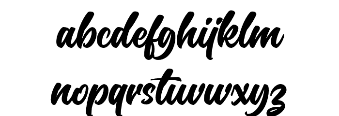 Chairville-Demo Font LOWERCASE