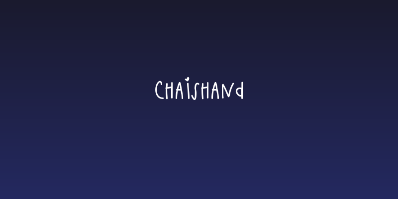 ChaisHand Social Header