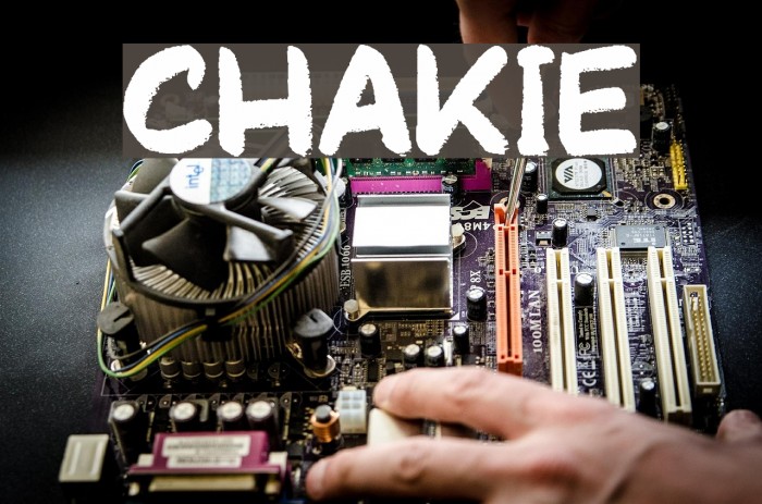 Chakie Font examples