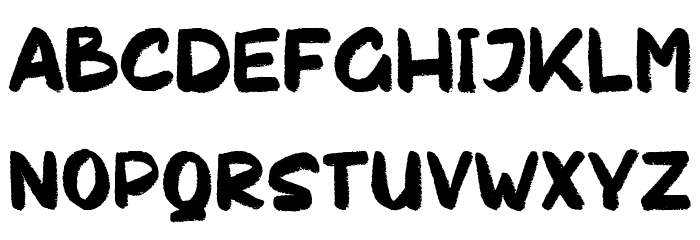 Chakie Font LOWERCASE