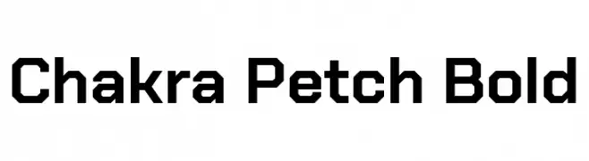 Chakra Petch Bold  Fuentes Gratis Descargar