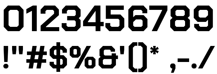 Chakra Petch Bold Font OTHER CHARS