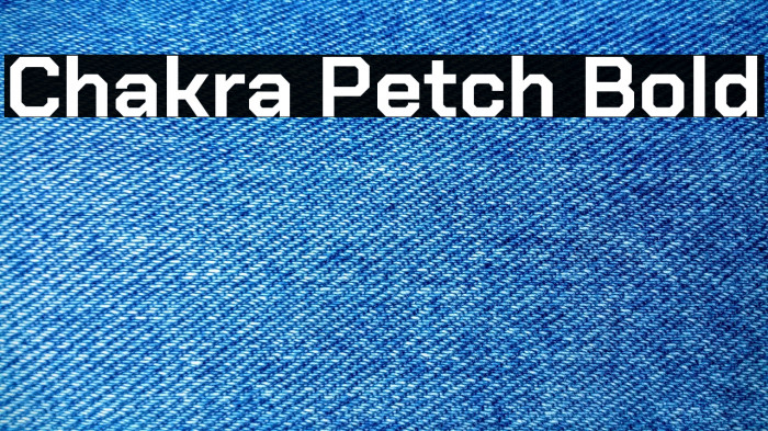 Chakra Petch Bold Font examples