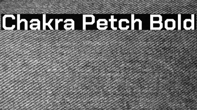 Chakra Petch Bold 字体-FFonts.net