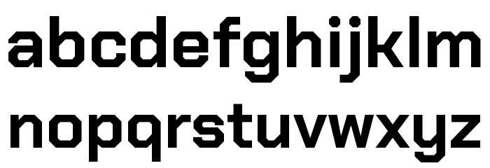 Chakra Petch Bold Font LOWERCASE