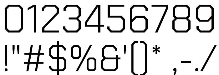 Chakra Petch Light Font OTHER CHARS