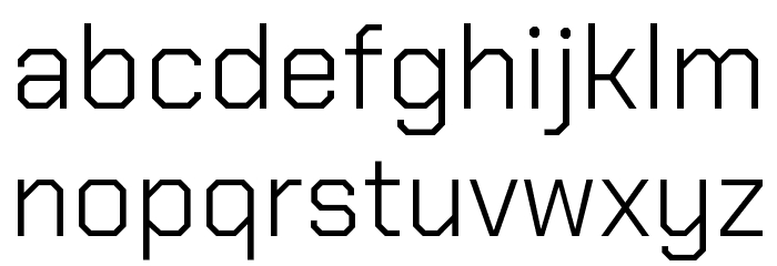 Chakra Petch Light Font LOWERCASE