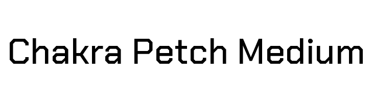 Chakra Petch Medium  baixar fontes gratis