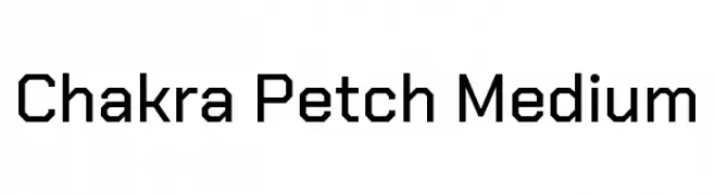 Chakra Petch Medium  Fuentes Gratis Descargar