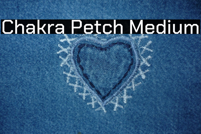 Chakra Petch Medium Font examples