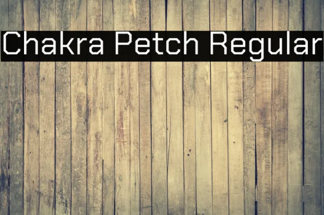 Chakra Petch Regular Example 2