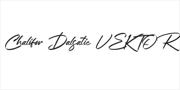 Chalifor Dalsatic VEKTOR Logo
