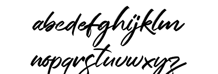 Chalifor Dalsatic VEKTOR Font LOWERCASE
