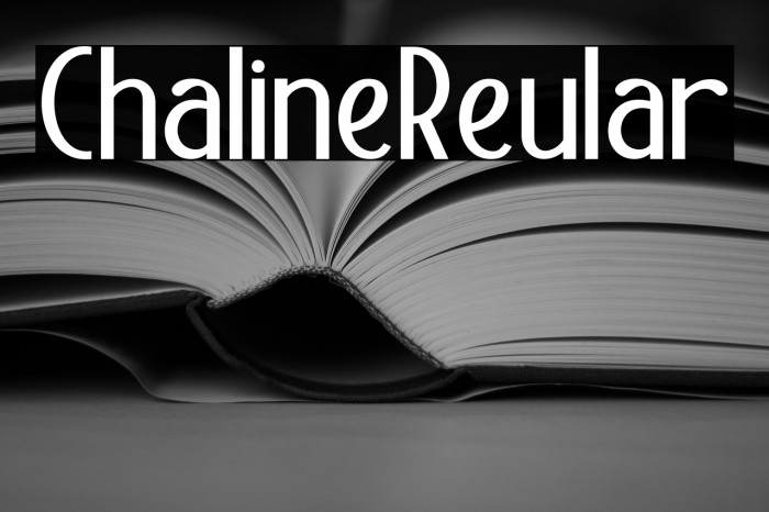 Chaline Regular Example 2