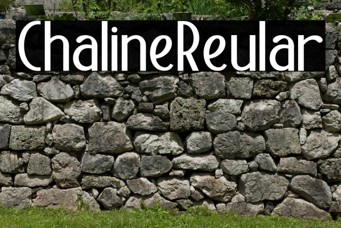 Chaline Regular Example 3