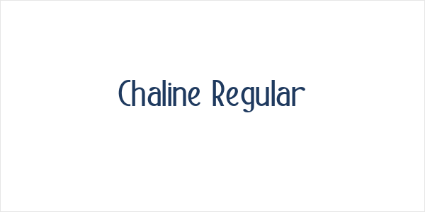 Chaline Regular Logo