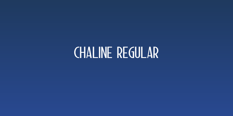 Chaline Regular Social Header