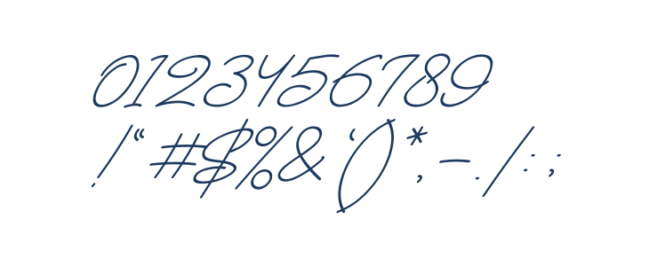 Chalisa Italic Other Characters