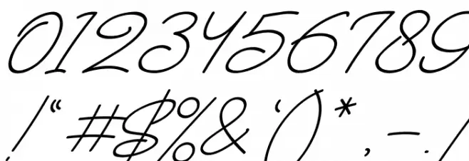 Chalisa Italic Font OTHER CHARS