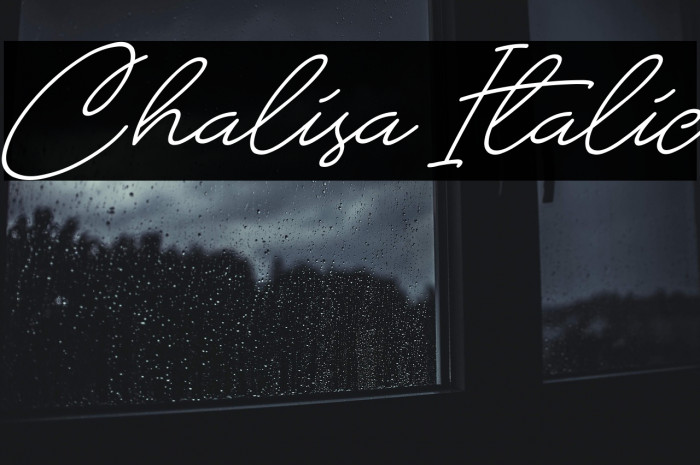 Chalisa Italic Example 3