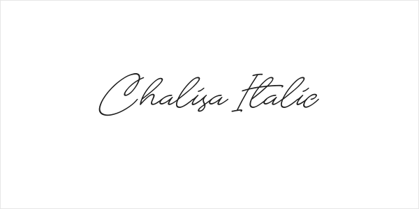 Chalisa Italic Logo