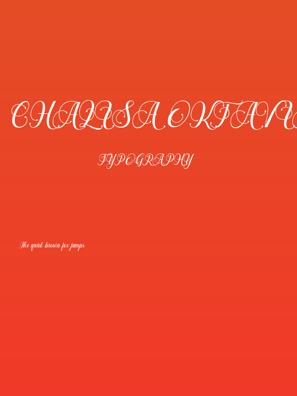 Chalisa Oktavia Poster