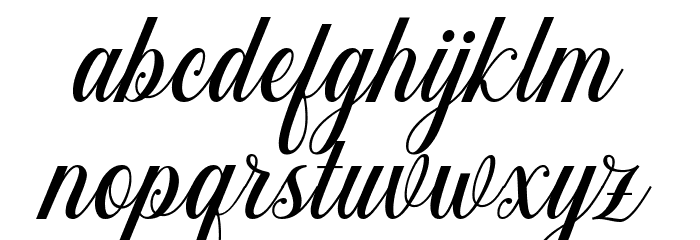 Chalisa Oktavia Font LOWERCASE