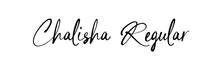 Chalisha Regular  baixar fontes gratis