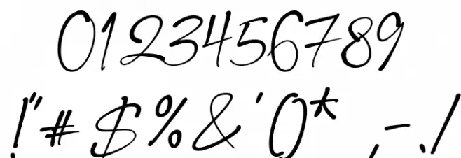 Chalisha Regular Font OTHER CHARS