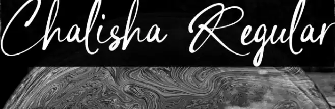 Chalisha Regular Font examples