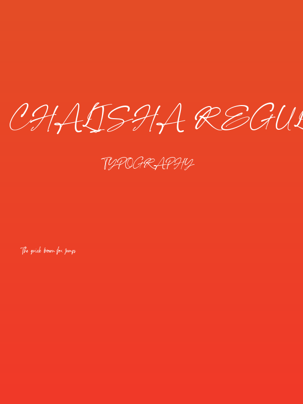 Chalisha Regular Poster